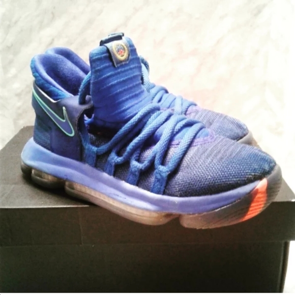 Nike Zoom KD10 "City Edition" Chinatown GS 5y womens 6.5 Kevin Durant 918365-402 - Picture 5 of 7